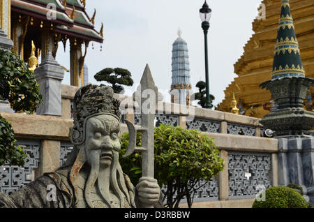 Steinernen Wächter in Bangkok Stockfoto