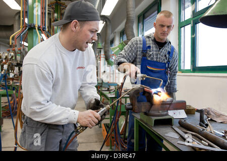 Berlin, Deutschland, im Zuge der Industrie-und Handelskammer und Heizungsinstallation Stockfoto