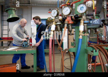 Berlin, Deutschland, im Zuge der Industrie-und Handelskammer und Heizungsinstallation Stockfoto