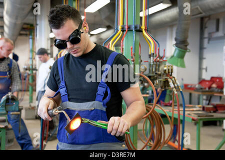 Berlin, Deutschland, im Zuge der Industrie-und Handelskammer und Heizungsinstallation Stockfoto