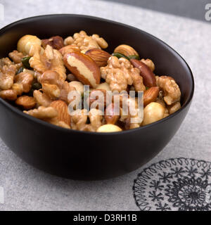 Vielzahl von Nüssen Stockfoto
