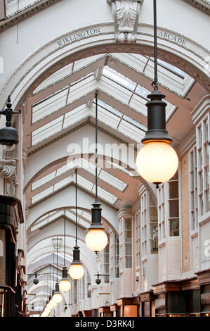 Die Burlington Arcade Stockfoto