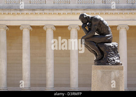 Der Denker von Auguste Rodin, der Ehrenlegion, Fine Arts Museums of San Francisco, Kalifornien, USA Stockfoto