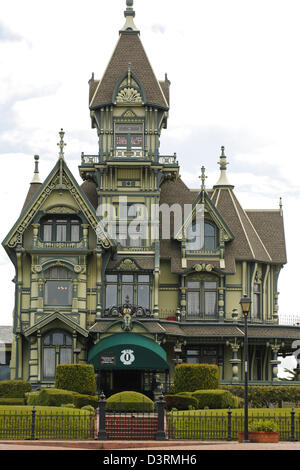 Carson Mansion, Ingomar Club, Eureka, California Stockfoto