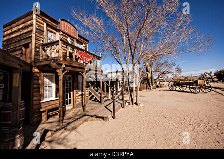 Alte West Filmset Pioneertown, Kalifornien. Stockfoto