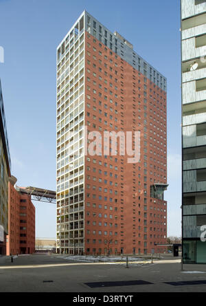 Wien, Österreich, moderne Wohngebäude in der Wienerberg City Stockfoto