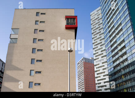 Wien, Österreich, moderne Gebäude in der Wienerberg City Stockfoto