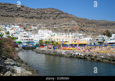 Flusses in Puerto de Mogan, Gran Canaria Stockfoto