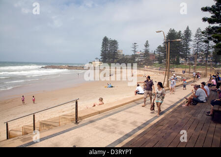 Dee warum beach, einer von Sydneys nördlichen Beahes Stockfoto