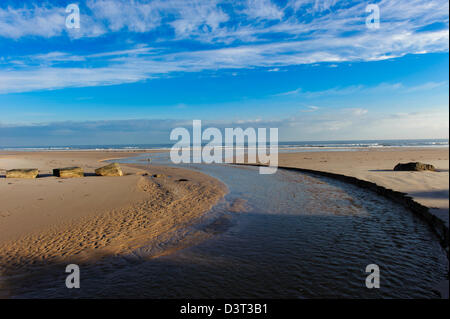 Druridge Bay, Northumberland Küste Stockfoto