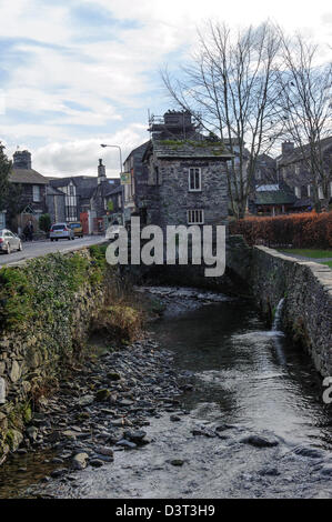 Ambleside, Bridge House Stockfoto