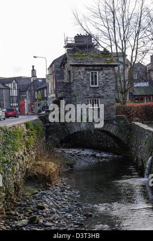 Ambleside, Bridge House Stockfoto