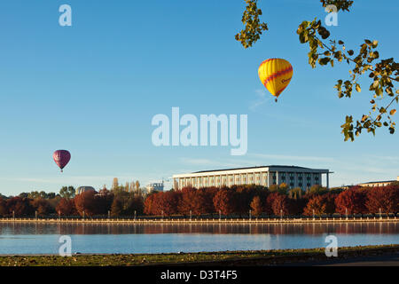 Blick auf Lake Burley Griffin.  Canberra, Australian Capital Territory (ACT), Australien Stockfoto