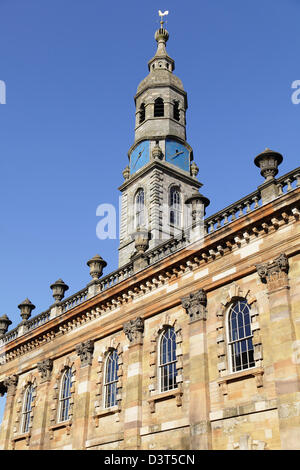 St Andrew's in the Square, Glasgow, architektonische Details der restaurierten Kirche aus dem 18th. Jahrhundert in der Merchant City Area, Schottland, Großbritannien Stockfoto