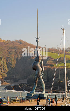 Verity von Damien Hirst, Ilfracombe. Stockfoto