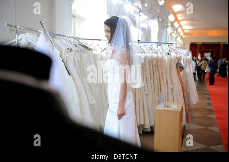 Berlin, Deutschland, auf der Besucher Premium Hochzeit Messe himmlische Hochzeit Stockfoto