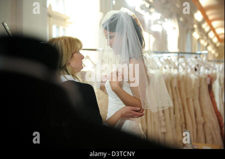 Berlin, Deutschland, auf der Besucher Premium Hochzeit Messe himmlische Hochzeit Stockfoto