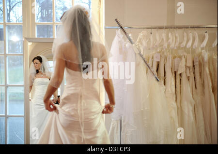 Berlin, Deutschland, auf der Besucher Premium Hochzeit Messe himmlische Hochzeit Stockfoto