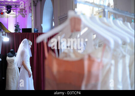 Berlin, Deutschland, auf der Besucher Premium Hochzeit Messe himmlische Hochzeit Stockfoto