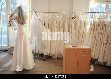 Berlin, Deutschland, auf der Besucher Premium Hochzeit Messe himmlische Hochzeit Stockfoto