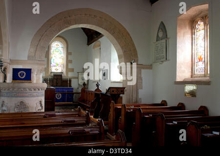 St. Andreas Kirche, Hazleton, Gloucestershire, England, UK Stockfoto