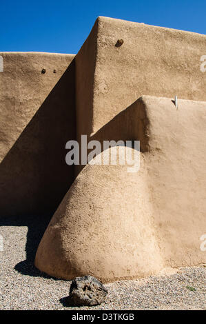 San Francisco de Asis Missionskirche, Ranchos de Taos, New mexico Stockfoto