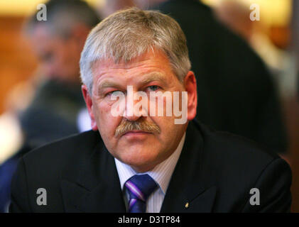 Udo Voigt, Bundesvorsitzender des rechten extremistischen Partei NPD in Berlin, Deutschland, 26. Oktober 2006 fotografiert. Foto: Steffen Kugler Stockfoto