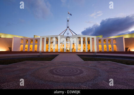 Parliament House. Capital Hill, Canberra, Australian Capital Territory (ACT), Australien Stockfoto