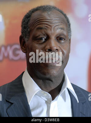 US-Schauspieler Danny Glover posiert für die Kameras bei einem Fototermin zu seinem Film "Dreamgirls" in Berlin, Deutschland, Freitag, 19. Januar 2007. Der Film ist in den deutschen Kinos ab 1. Februar. Foto: Britta Pedersen Stockfoto