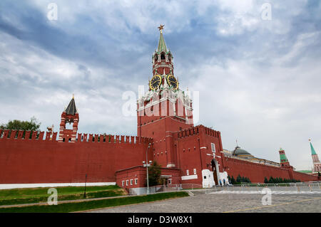 Der Erlöser (Spasskaja) Turm des Moskauer Kreml, Russland Stockfoto