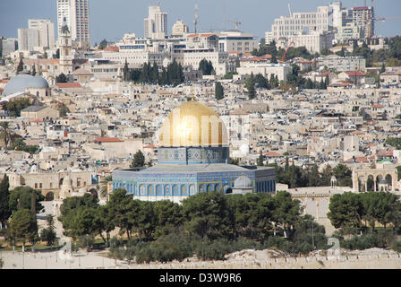 Kuppel des Rock, alte Jerusalem, Israel Stockfoto