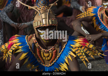 Dinayang Festival in IloIlo, Philippinen Stockfoto