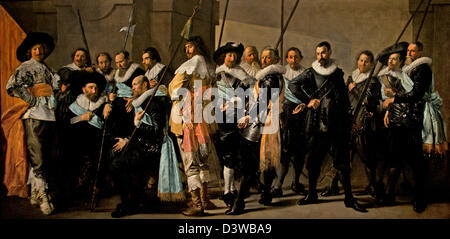 Die Firma Captain Reynier Reael (die mageren Company) Frans Hals 1582-1666-Pieter Codde Niederlande Niederlande Stockfoto