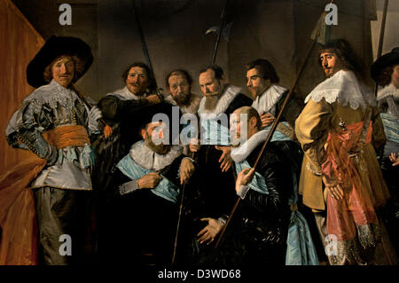Fragment des Unternehmens von Kapitän Reynier Reael (das magere Unternehmen) Frans Hals 1582-1666 Pieter Codde Niederlande Niederlande Stockfoto