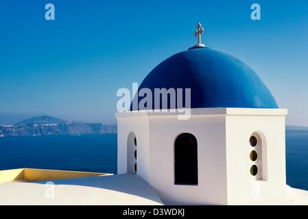 Malerischen Dorf von Oia, Santorini, Griechenland-Ägäis Stockfoto