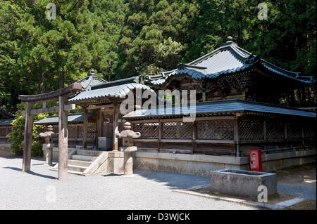 Tokugawa Familienmausoleum auf Berg Koya von Tokugawa Iemitsu Shogun Hidetada Vater und Großvater Tokugawa Ieyasu gebaut Stockfoto