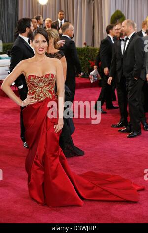 24. Februar 2013 - Los Angeles, Kalifornien, USA - OLIVIA MUNN.85th Academy Awards / Oscars.Dolby Theatre.Hollywood, CA. 24. Februar 2013. (Kredit-Bild: © Roger Harvey/Globe Photos/ZUMAPRESS.com) Stockfoto