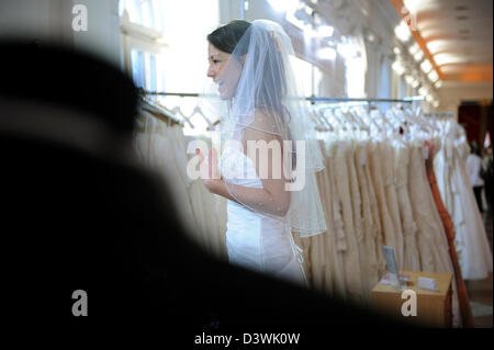 Berlin, Deutschland, auf der Besucher Premium Hochzeit Messe himmlische Hochzeit Stockfoto