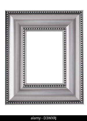 Silber Holz Bilderrahmen Stockfoto