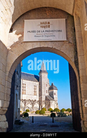 Schloss, Le Grand-Pressigny, Sud-Touraine, Frankreich. Stockfoto