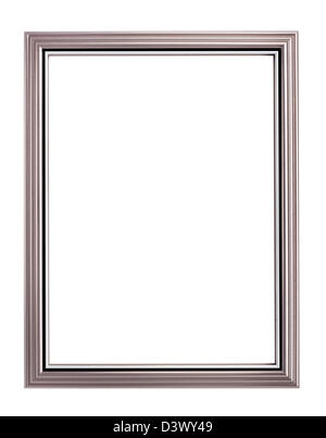 Silber Holz Bilderrahmen Stockfoto