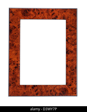 Holz Bilderrahmen Stockfoto
