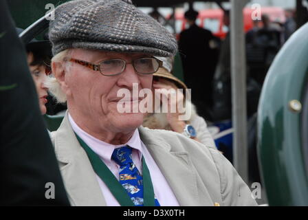 Dan Gurney im Fahrerlager beim Goodwood Revival 2013 Stockfoto