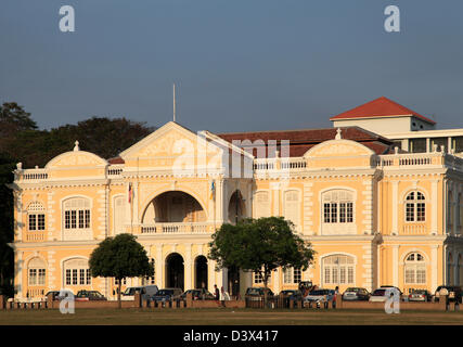 Malaysia, Penang, Georgetown, Rathaus, historische Kolonialarchitektur, Stockfoto