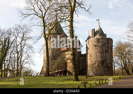 Castell Coch Castle, Tongwynlais, Cardiff, Wales, UK Stockfoto