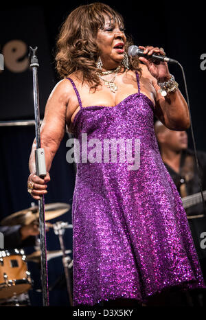 23. Februar 2013 - führt Martha Reeves & The Vandellas auf der Blue Note Records, Mailand, Italien Stockfoto