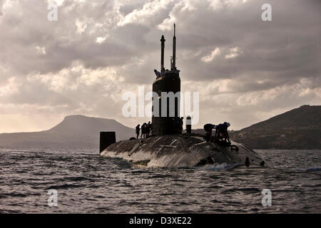 Nukleare u-Boot HMS Talent und Crew, Ägypten Stockfoto