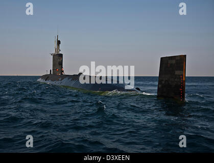 Nukleare u-Boot HMS Talent auf dem Meer, Ägypten Stockfoto