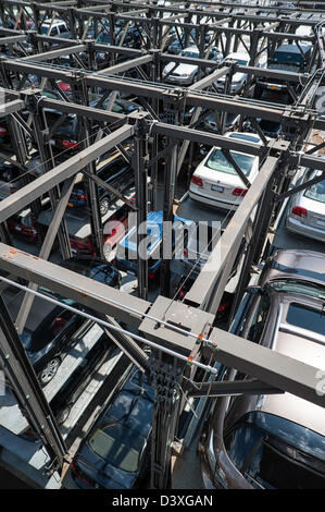 Vertikale Parkplatz in New York City Stockfoto