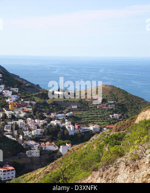 Landschaft in der Nähe von Santa Cruz De Tenerife, im Norden von Teneriffa, Kanarische Inseln, Spanien Stockfoto